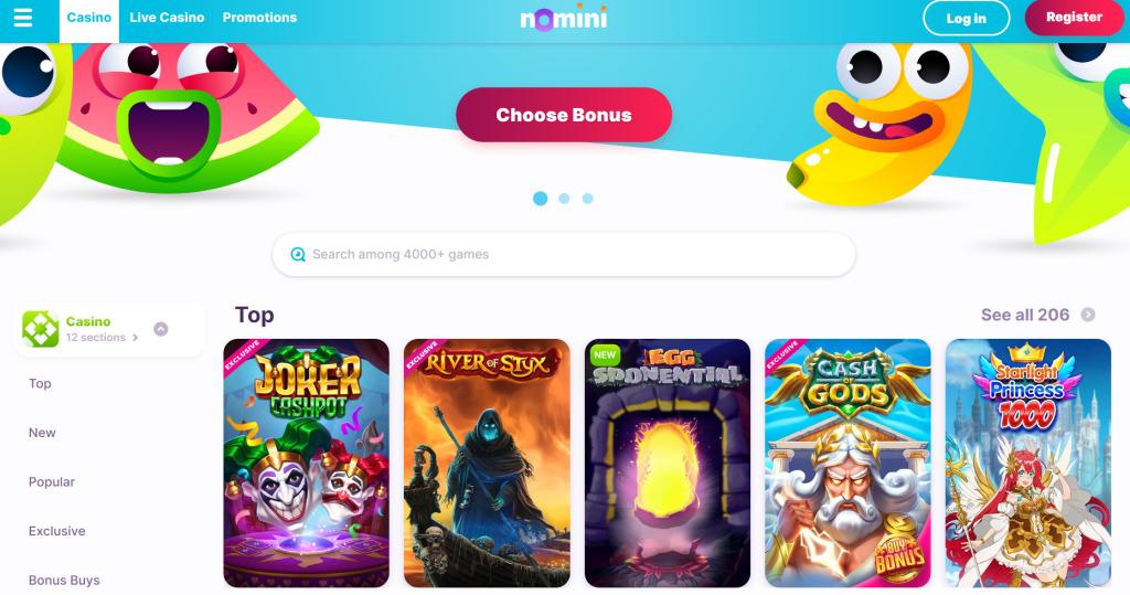 Nomini casino sécurité